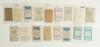 England and Australia early 1900s. Seventeen early cigarette cards including Australian issues. Players featured are A. Jackson, A.F. Kippax, E. Jones, G.L. Garnsey, V. Richardson, J. Scott, C. Hill, V.Y. Richardson, A. Cotter, J.B. Hobbs, E.J. Smith, P.F - 2