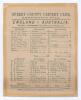 &lsquo;England v Australia, The Oval 1880&rsquo;. The First Test Match to be played in England. Original commemorative silk scorecard for the inaugural Test match, England v Australia, played at the Kennington Oval on the 6th-8th September 1880. England won the first