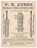 &lsquo;Surrey v. Middlesex&rsquo; 1888. Early original double-sided scorecard for the match played at Kennington Oval, 19th- 21st July 1888. The scorecard with incomplete printed scores. Middlesex (161 & 53) lost to Surrey (163 & 52/7) by seven wickets. George Burton - 2