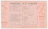 Australian tour to England 1899. &lsquo;Australians v. An XI of England&rsquo;. Rarer early double sided folding scorecard for the tour match played at The Saffrons, Eastbourne, 18th- 20th May 1899, with complete printed scores. Batting first the Australians reached 