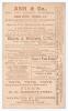 Kent v Hampshire 1908. Colin Blythe twelve wickets. Early official double-sided scorecard for the match played at Canterbury 6th- 8th August 1908 with complete handwritten scores in pencil. Kent (203 & 240) lost to Hampshire (178 & 268/9) by one wicket, H - 2