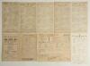 Middlesex C.C.C. County, tour and wartime scorecards 1919-1962. A selection of eight official scorecards with printed and/ or handwritten scores unless stated. Includes six matches played at Lord&rsquo;s, matches are v Nottinghamshire 1919, v Sussex 1920 (J.P. 