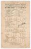 John Berry &lsquo;Jack&rsquo; Hobbs. Surrey & England 1905-1934. Somerset v Surrey, Taunton, 15th- 18th August 1925. Original single sided scorecard from the match where Hobbs made his 126th (101) and 127th (101no) centuries, equalling and breaking W.G. Grace&rsquo;s recor