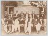 &lsquo;Intercolonial Cricket Match- Victoria v South Australia&rsquo; 1896/97. Original sepia photograph of the Victoria team for the Sheffield Shield match played at the Melbourne Cricket Ground 1st- 5th January 1897. The players seated in two rows, wearing cricket 
