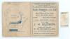 Australia tour to England 1934. England v Australia, 4th Test, Headingley, 20th- 24th July 1934. Original double sided scorecard with printed scores complete to the close of the second day&rsquo;s play. England scored 200 in their first innings, Cyril Walters t - 2