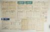 Somerset and England scorecards 1955 onwards. Box comprising a large selection of approx. two hundred mainly modern official scorecards. The majority cover Somerset matches for County Championship, Gillette Cup, NatWest Trophy, John Player League, tour ma