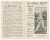 Yorkshire. &lsquo;The Hedley Verity Memorial Bed Match&rsquo; 1944. Official programme for Jack Appleyard&rsquo;s XI v Herbert Sutcliffe&rsquo;s Yorkshire XI played at Roundhay Park, Leeds, 3rd September 1944. Signed in ink to the centre team listings by the majority of players - 2