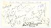 M.C.C. tour of the West Indies 1967/68. First day cover for the tour &lsquo;Visit of M.C.C. to St. Lucia March 8th 1968 with cricket stamps for St. Lucia. To inside of the cover is a plain white card signed to one side by the West Indies team and to the other b - 2