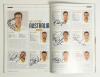 The Ashes. Australia v England 2017/18. Official programme for the 2nd Test, Adelaide 2nd- 6th December 2017. Signed to the player profile pages by thirty one players. Signatures are Smith, Warner, Agar, Bird, Cartwright, Cummins, Handscomb, Hazlewood, Kh - 2