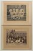 Grange C.C.C (Edinburgh) v Oxford University Authentics 1896 & 1897. Two original mono photographs, one of the Grange team, dated 11th July 1896, the players wearing cricket attire, the other of the combined teams, dated 17th July 1897, the players in cri