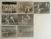 Pakistan tours to England 1962 and 1967. A selection of original mono/ sepia press photographs from the 1962 and 1967 tours. Three from 1962 are signed by Alim-ud-din, one a signed head and shoulders photograph depicted in cricket attire, a photograph of - 3