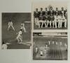Pakistan tours to England 1962 and 1967. A selection of original mono/ sepia press photographs from the 1962 and 1967 tours. Three from 1962 are signed by Alim-ud-din, one a signed head and shoulders photograph depicted in cricket attire, a photograph of - 5