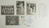 Pakistan tours to England 1987, 1992 and 1996. A selection of original press photographs and other ephemera from the tours, some signed. From the 1987 tour two mono press photographs, one featuring Imran Khan bowling for Pakistan, one of Chris Broad batti
