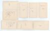 M.C.C. tour to Australia 1928/29. A good selection of eight original candid photographs of members of the touring party enjoying a day at the beach with friends in Queensland while on tour. England players featured include George Geary, Patsy Hendren, Wal - 2