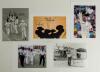 International cricket 1988-2007. A mixed bag of sixteen mono and colour press photographs including some good images, some signed. Subjects include Curtley Ambrose celebrating taking a wicket for West Indies against England at Old Trafford 1988, signed by