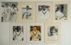 England Test and County signed photographs 1970s-1990s. A selection of fourteen photographs of England Test and County cricketers, each signed by the featured player. Includes one original press photograph of Chris Old & Bob Willis walking off the field i