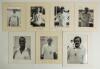 England Test and County signed photographs 1970s-1990s. A selection of fourteen photographs of England Test and County cricketers, each signed by the featured player. Includes one original press photograph of Chris Old & Bob Willis walking off the field i - 2