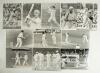 The Ashes. England v Australia 1975-1990s. Thirty original mono and colour press photographs of England and Australia players in match action and net practice of which seven are signed. Signatures are John Snow, Mike Brearley, Graham Gooch, Mike Atherton, - 2