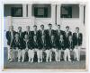 England team photographs 1953/54 and 1967. Two official press photographs, including one of the M.C.C. touring party from the 1953/54 tour to West Indies, the players seated and standing in rows wearing tour blazers. Players include Hutton (Captain), Bail