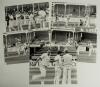 England v New Zealand 1983. A selection of eleven large/ oversize original mono press photographs depicting match action, all most likely from the 4th (final) Test at Trent Bridge 25th- 29th August 1983. Players featured include Mike Gatting, Ian Botham, - 2