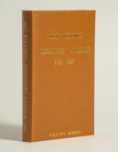 Wisden Cricketers&rsquo; Almanack 1887. Willows softback reprint (1989) in light brown hardback covers with gilt lettering. Limited edition 326/500. Good/very good condition