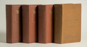 Wisden Cricketers&rsquo; Almanack 1933, 1953, 1954 and 1955. Original hardback editions. The 1933 edition with dulling to gilt titles and a little wear to extremities otherwise in good/very good condition, excellent internally. The other three editions with dul