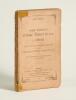 Wisden Cricketers&rsquo; Almanack 1872. 9th edition. Original paper wrappers. Tape to spine and left hand corner of wrappers, breaking to page block, light soiling to wrappers otherwise in good condition for its age and scarcity. Pages checked, complete