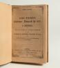 Wisden Cricketers&rsquo; Almanack 1873. 10th edition. Bound in quarter leather brown boards, with original paper wrappers, gilt titles to spine, red speckled page edges. Very good condition. Pages checked, complete
