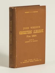 Wisden Cricketers&rsquo; Almanack 1898. 35th edition. Original hardback. Some dulling to the gilt titles on the spine paper, minor foxing spots to the page block, otherwise in very good to excellent condition with bright gilt titles to front board and spine pap