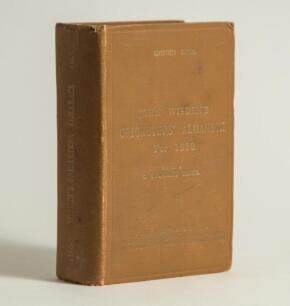 Wisden Cricketers&rsquo; Almanack 1933. 70th edition. Original hardback. Dulling to the gilt titles on the front board and the spine paper, small bump to the top corner of the front board, slight 2&rdquo; split to the top of the front internal hinge otherwise in good