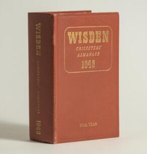 Wisden Cricketers&rsquo; Almanack 1948. Original hardback. Odd very minor faults otherwise in good/very good condition
