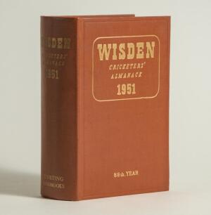 Wisden Cricketers&rsquo; Almanack 1951. Original hardback. Very good/excellent condition
