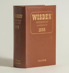 Wisden Cricketers&rsquo; Almanack 1956. Original hardback. Very good/excellent condition