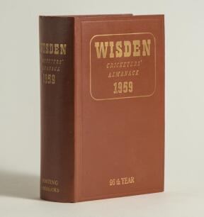 Wisden Cricketers&rsquo; Almanack 1959. Original hardback. Very good/excellent condition