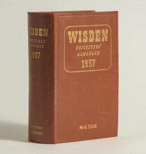 Wisden Cricketers&rsquo; Almanack 1957. Original hardback. Very good/excellent condition