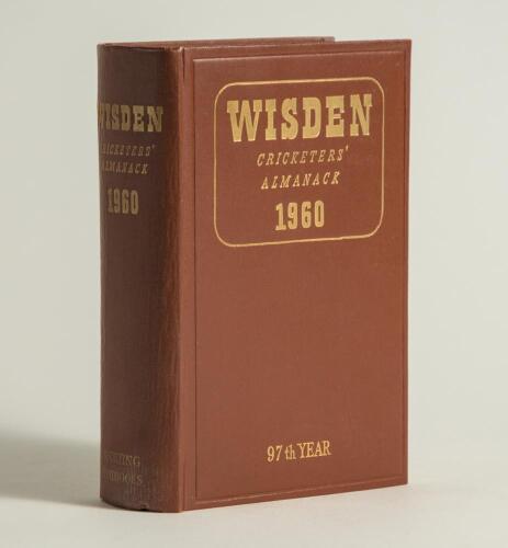 Wisden Cricketers&rsquo; Almanack 1960. Original hardback. Very good/excellent condition