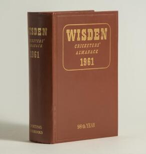 Wisden Cricketers&rsquo; Almanack 1961. Original hardback. Very good/excellent condition