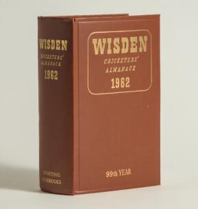 Wisden Cricketers&rsquo; Almanack 1962. Original hardback. Very good/excellent condition
