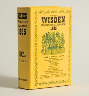 Wisden Cricketers&rsquo; Almanack 1965. Original hardback with dustwrapper. Very good/excellent condition