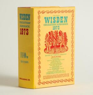 Wisden Cricketers&rsquo; Almanack 1973. Original hardback with dustwrapper. Very good/excellent condition