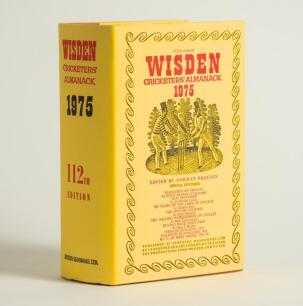 Wisden Cricketers&rsquo; Almanack 1975. Original hardback with dustwrapper. Very good/excellent condition