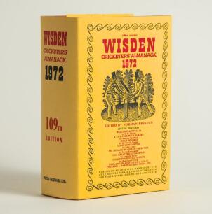 Wisden Cricketers&rsquo; Almanack 1972. Original hardback with dustwrapper. Very good/excellent condition