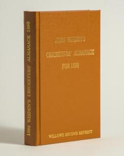 Wisden Cricketers&rsquo; Almanack 1890. Willows &lsquo;second&rsquo; softback reprint (2007) in light brown hardback covers with gilt lettering. Limited edition 129/250. Very good condition