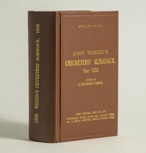 Wisden Cricketers&rsquo; Almanack 1930. Willows hardback reprint (2008) in dark brown boards with gilt lettering. Limited edition 322/500. Very good condition