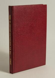 &lsquo;The 2nd Australian XI&rsquo;s Tour of Australia, Britain and New Zealand in 1880/81 with Appendices&rsquo;. Alfred James 1994. Privately published in red boards with gilt titles to spine. Limited edition of 100 copies, this being number 15, signed by the author. Ver