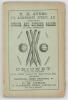 &lsquo;The [Doings of the] Fourth Australia Cricket Team, their Scores in the Colonies and in England with Portraits and Biographies&rsquo;. Published at the Office of &ldquo;Cricket&rdquo;, London 1884. vi, 140pp. Original decorative stiffened card boards. Comprises biographies - 2