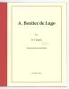 &lsquo;A. Benitez de Lugo&rsquo;. D.T. Smith. Corsham 2011. Red card wrappers with title to front. Limited edition no. &lsquo;A2&rsquo; of only 22 copies produced. Signed to the title page by the author. Very good condition. - 2