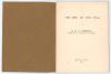 The Epic of the Oval&rsquo;. E.B.V. Christian, privately printed 1930. 36pp. Original brown card wrappers, contained in pale green cloth clamshell case, gilt title to spine. Padwick 1022. Slight foxing to pages, minor wear to wrapper extremities, otherwise in g - 2