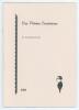 &lsquo;Roy Webber. Statistician&rsquo;. Irving Rosenwater. Printed for private circulation, Newnham 2001. Limited edition number 34 of one hundred numbered copies produced, of which ninety were for sale, signed by the author. Excellent condition.