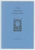 &lsquo;The Celebrated Goldman Sale: being a facsimile of the original catalogue of the extensive collection of books on cricket formed by J.W. Goldman Esq 1966&rsquo;. Irving Rosenwater. London 2002. Limited edition of 100 copies produced, of which nos. 16-100 were p